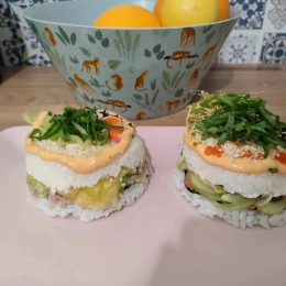 Babeczka al'a sushi
