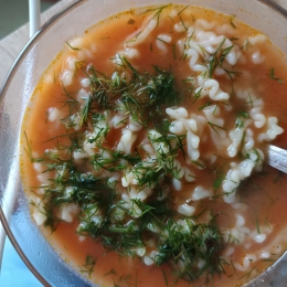 Zupa pomidorowa z koperkiem