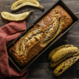 Chlebek bananowy (Vegan) 6 kawałków (600 gr).