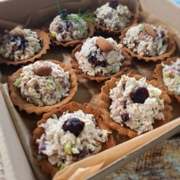 9 x Babeczki z pastą z kurczakiem - Party box
