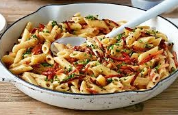 Penne carbonara