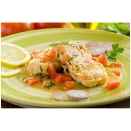 Cod Fillets in Coconut Cream Sauce