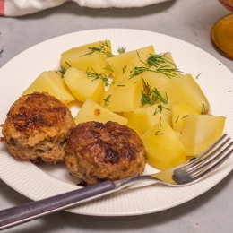 Kotlety mielone z ziemniaczkami