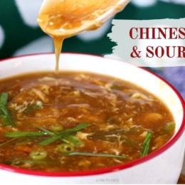 Chicken hot and sour soup