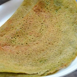 Pesarattu (fasola moong Dosa) with Upma