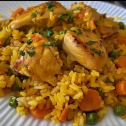 Rice with chicken