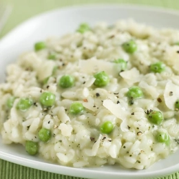 Risotto truffle and green beans
