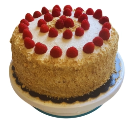 Tort orzech laskowy 22cm (10 porcji)
