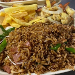 Rice Cantonés Costa Rican Style