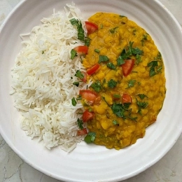 Dal with rice