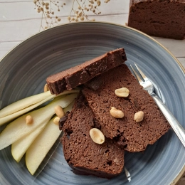 High protein brownie z fasoli bez cukru