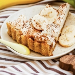 Tarta bananowa z budyniem