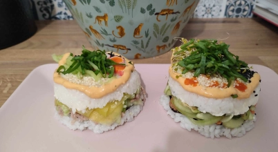Babeczka al'a sushi