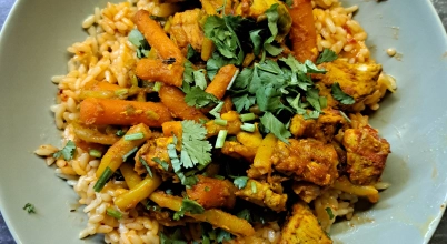 Risotto z kurczakiem i warzywami