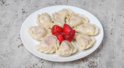 Pierogi z truskawkami