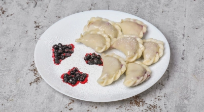 Pierogi z jagodami