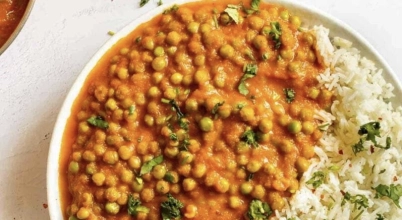 Rice with Green Peas Curry