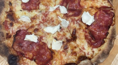 Pizza spinata piccante