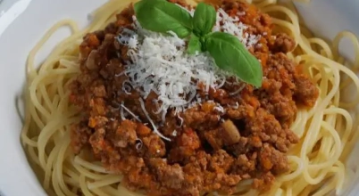 Spaghetti po bolońsku”Wegańskie”