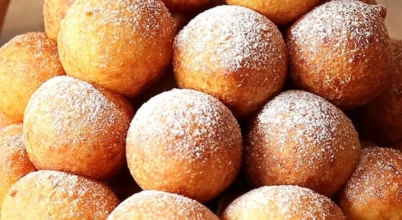 Pączki twarogowe.