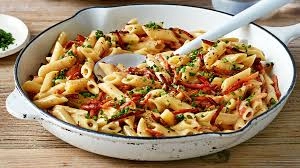 Penne carbonara