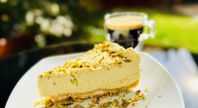 Sogno di Pistacchio – Sernik Pistacjowy z Białą Czekoladą