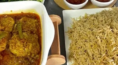 Afghani Plao z gulaszem z klopsikami