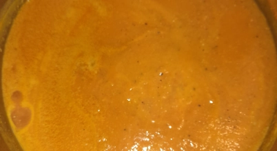 Zupa dyniowa krem gotowana na rosole