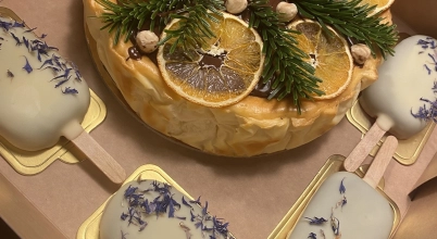 Sernik biała czekolada-mascarpone