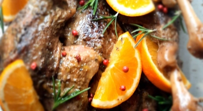 Kacze udka w pomarańczach