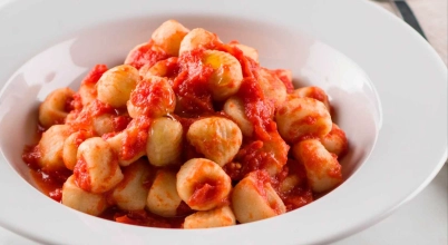 Gnocchi with tomato sauce