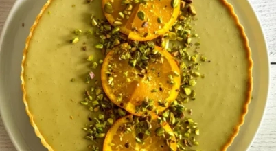Tarta mango-pistacja