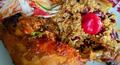 Rice and Beans (Costa Rican Caribbean Food) - BIG SIZE (dla dwojga)
