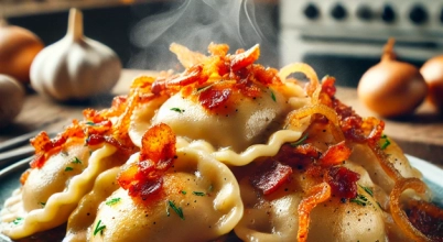Pyszne pierogi z mięsem