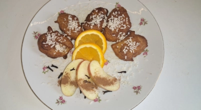 Banan w cieście kokosowo-cynamonowym