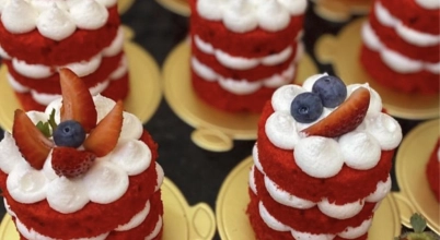 Mini torcik red velvet