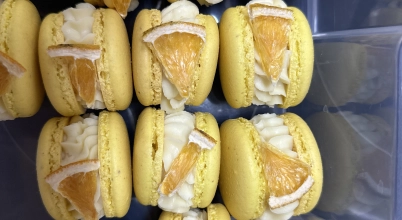 Makaronik o smaku lemon Kurd